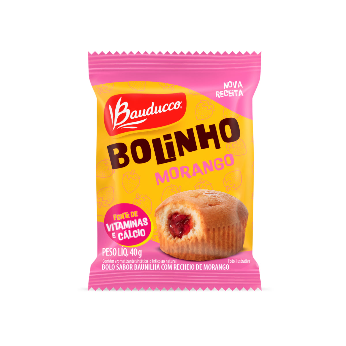 BOLINHO BAUDUCCO MORANGO 40G