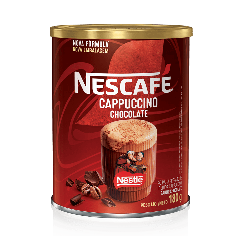 NESCAFE CAPPUCCINO CHOCOLATE DOIS FRADES 180G