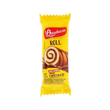 BOLINHO ROLL ROCAMBOLE CHOCOLATE BAUDUCCO 34G
