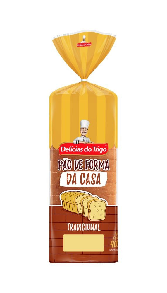 PAO DE FORMA TRADICIONAL DA CASA 1UN 400g