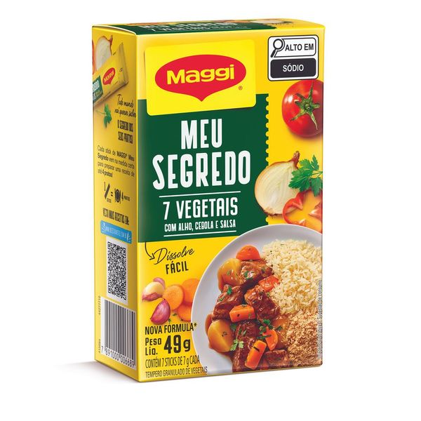 MAGGI MEU SEGREDO 7 VEGETAIS 7X7G
