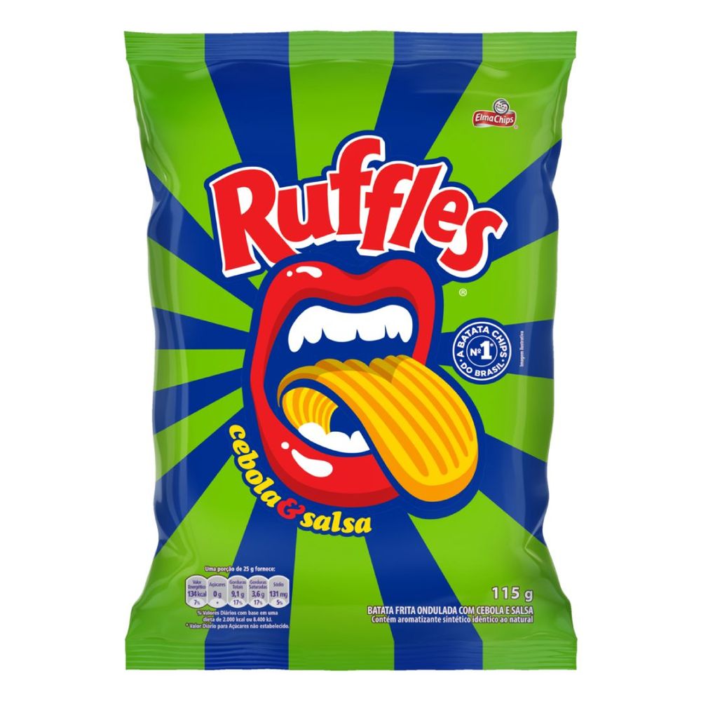 RUFFLES CEBOLA E SALSA 115G