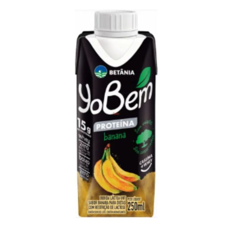 BEBIDA LACTEA PROTEINA YOBEM BANANA BET 250ML