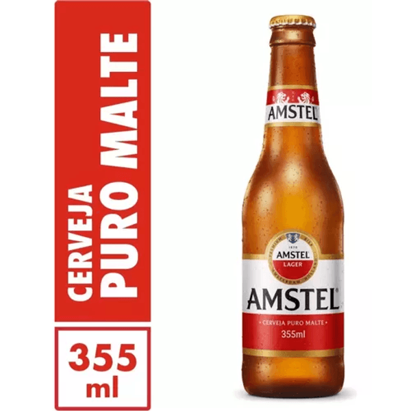 CERVEJA AMSTEL LONG NECK 330ML