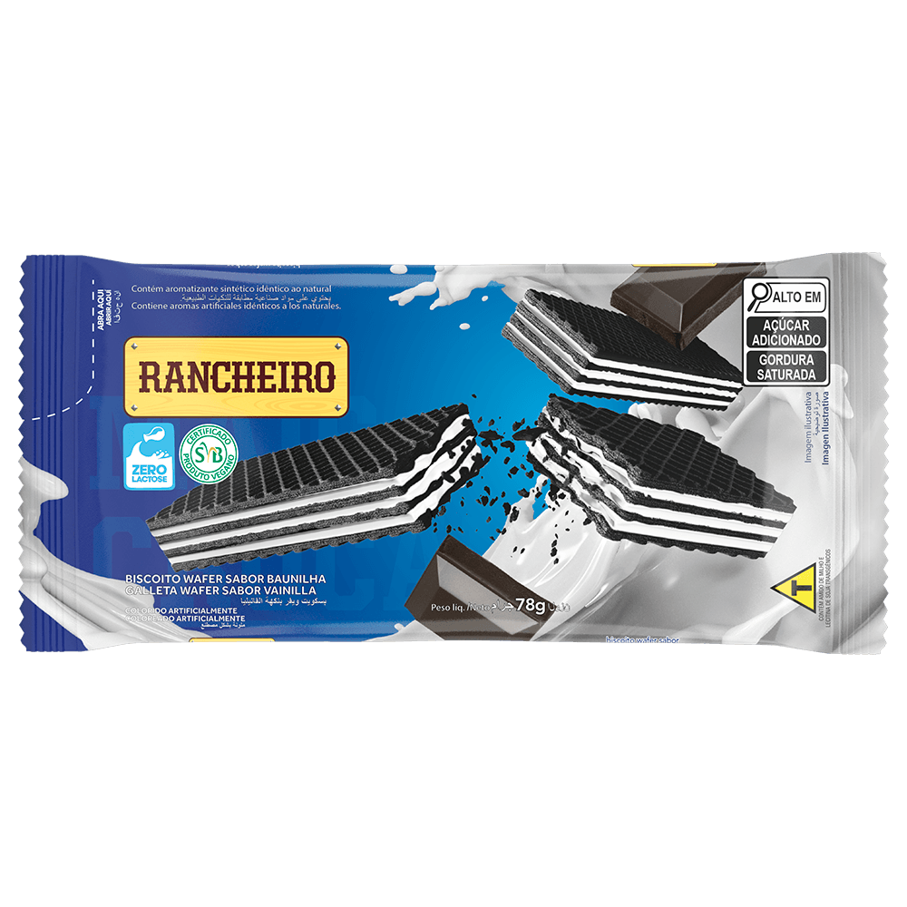 WAFER RANCHEIRO BAUNILHA 78G