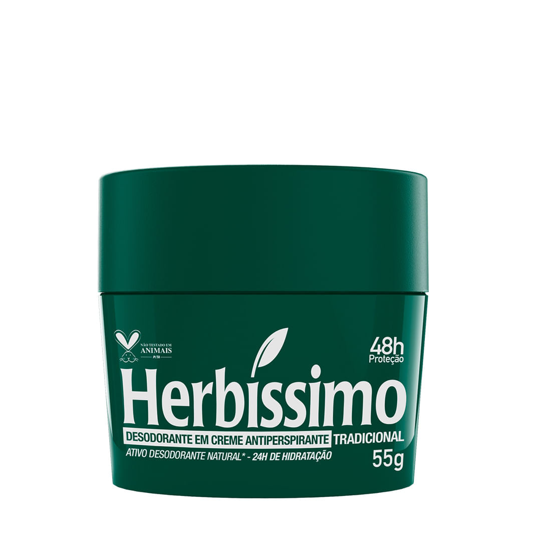 DESODORANTE HERBISSIMO CREME TRADICIONAL 55G