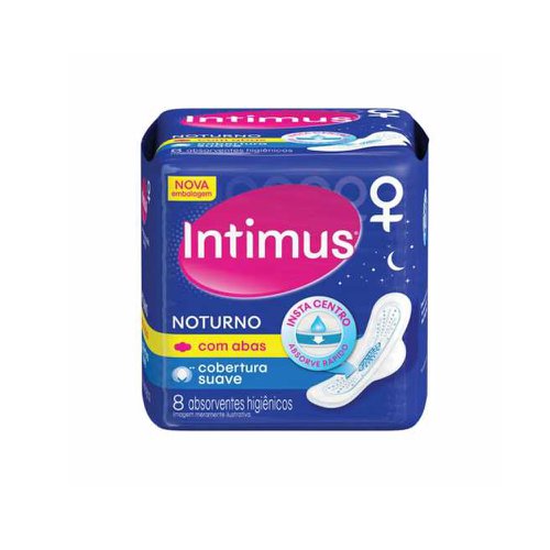 ABSORVENTE INTIMUS NOTURNO 8UN C/AB SUAVE