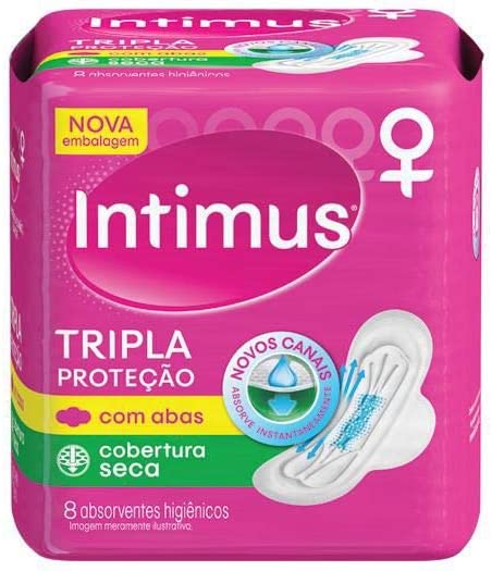 ABSORVENTE INTIMUS 8UN S/AB SECA