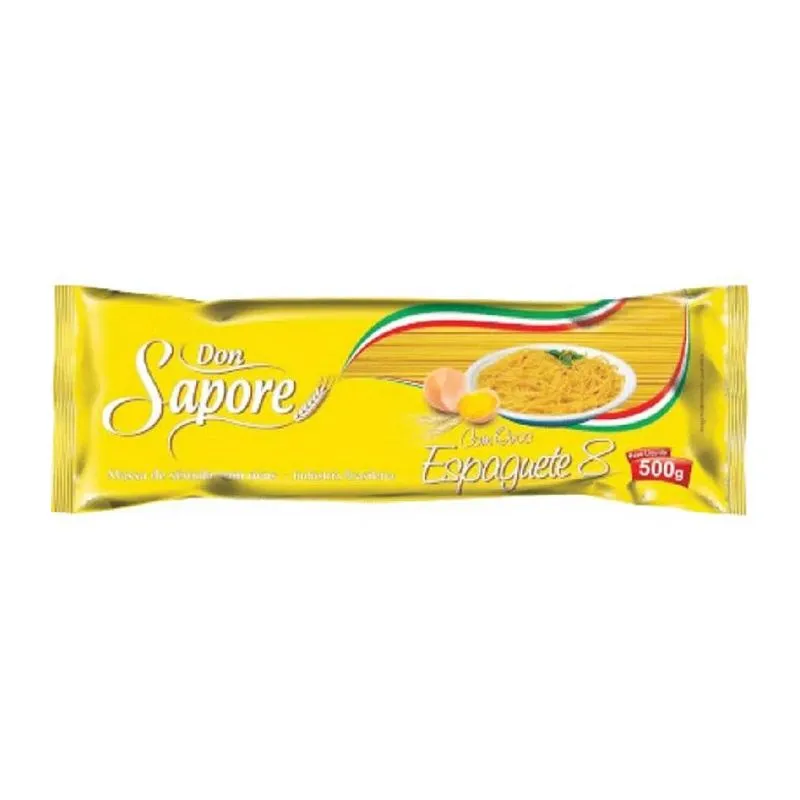 MACARRÃO ESPAGUETE DON SAPORE 8 OVOS 500G