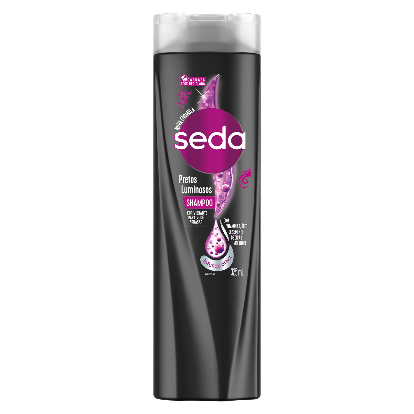 SHAMPOO SEDA PRETO LUMINOSO 325ML