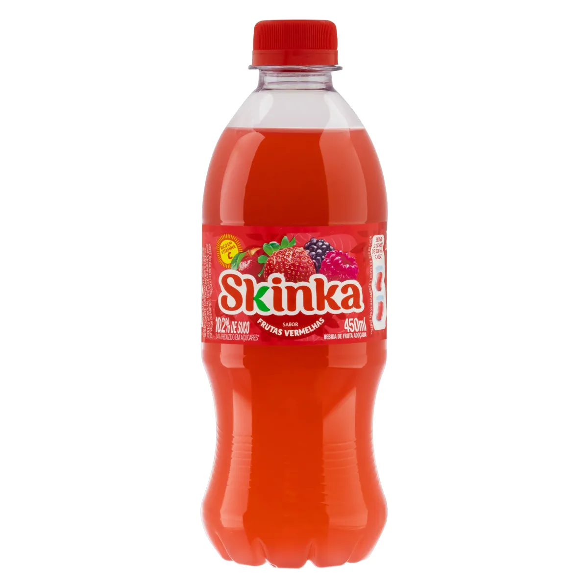REFRESCO SKINKA FRUTAS VERMELHAS 450ML