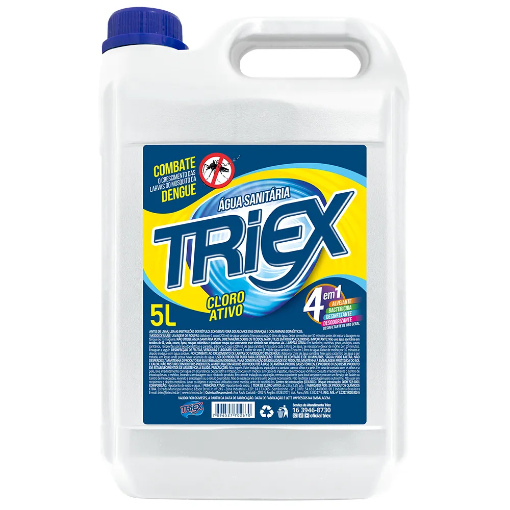 AGUA SANITARIA TRIEX BRANCA 5L