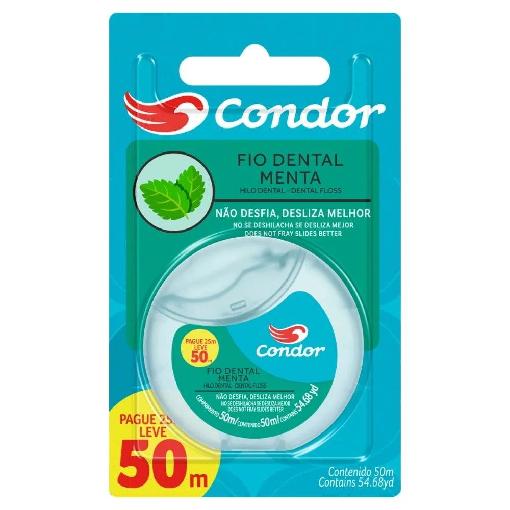 FIO DENTAL CONDOR MENTA 75M