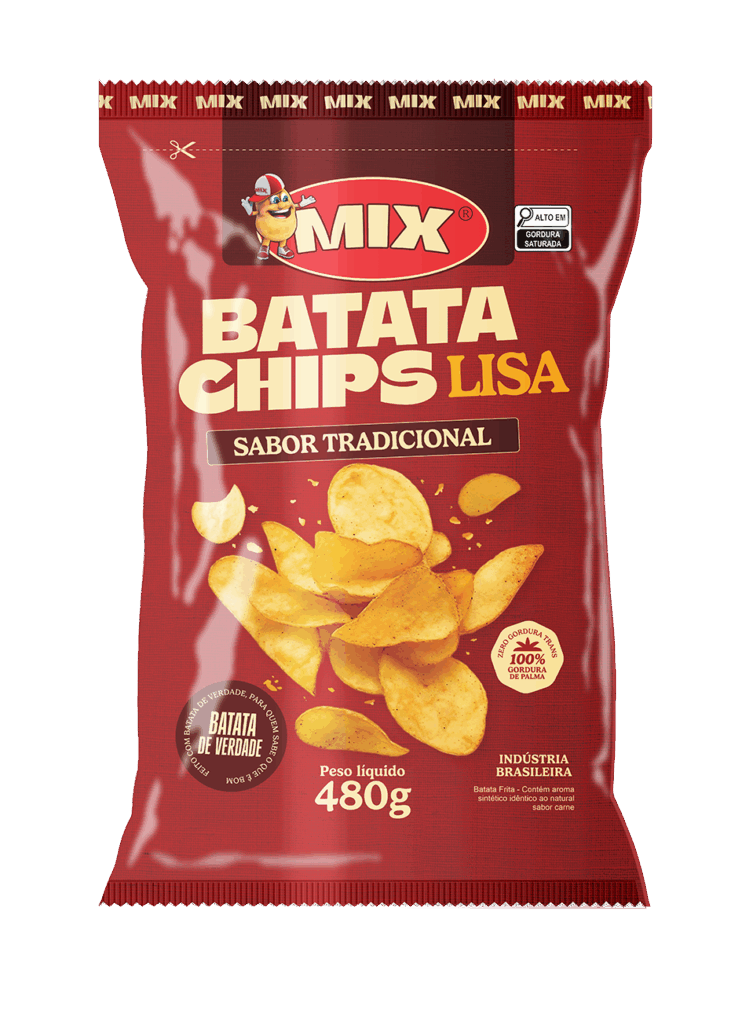 BATATA MIX CHIPS LISA 480G