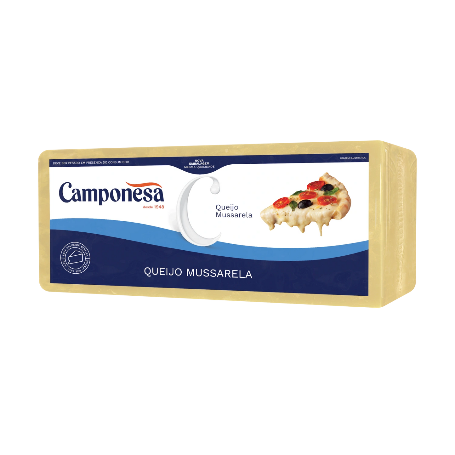 QUEIJO MUSSARELA CAMPONESA KG