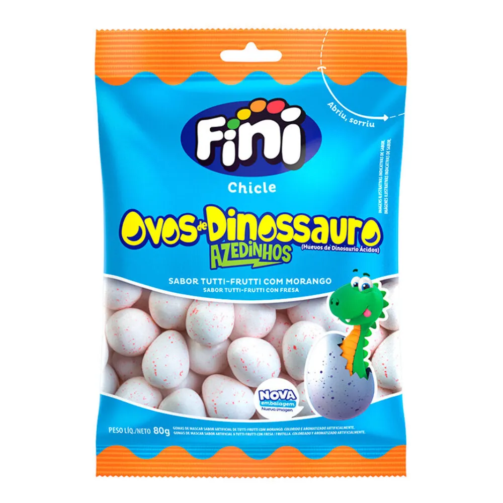 CHICLE FINI OVOS DINOSSAURO FINI 80G