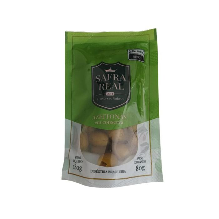 AZEITONA INTEIRA SAFRA REAL 180G