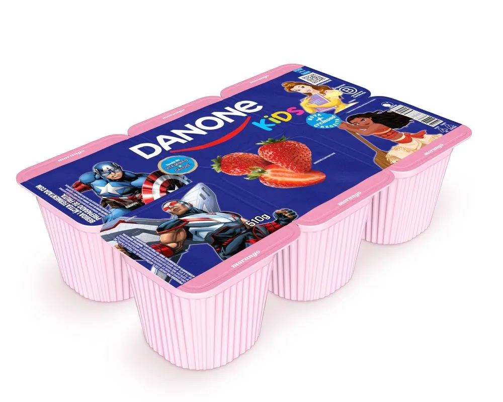 POLPA DANONE KIDS MORANGO 510G