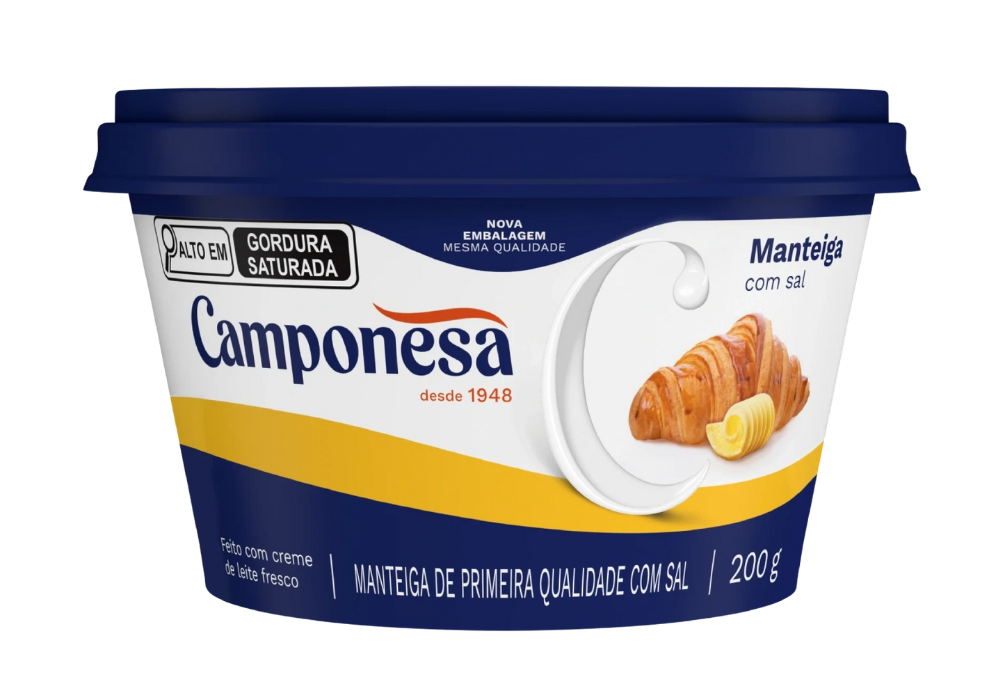 MANTEIGA CAMPONESA COM SAL 200G