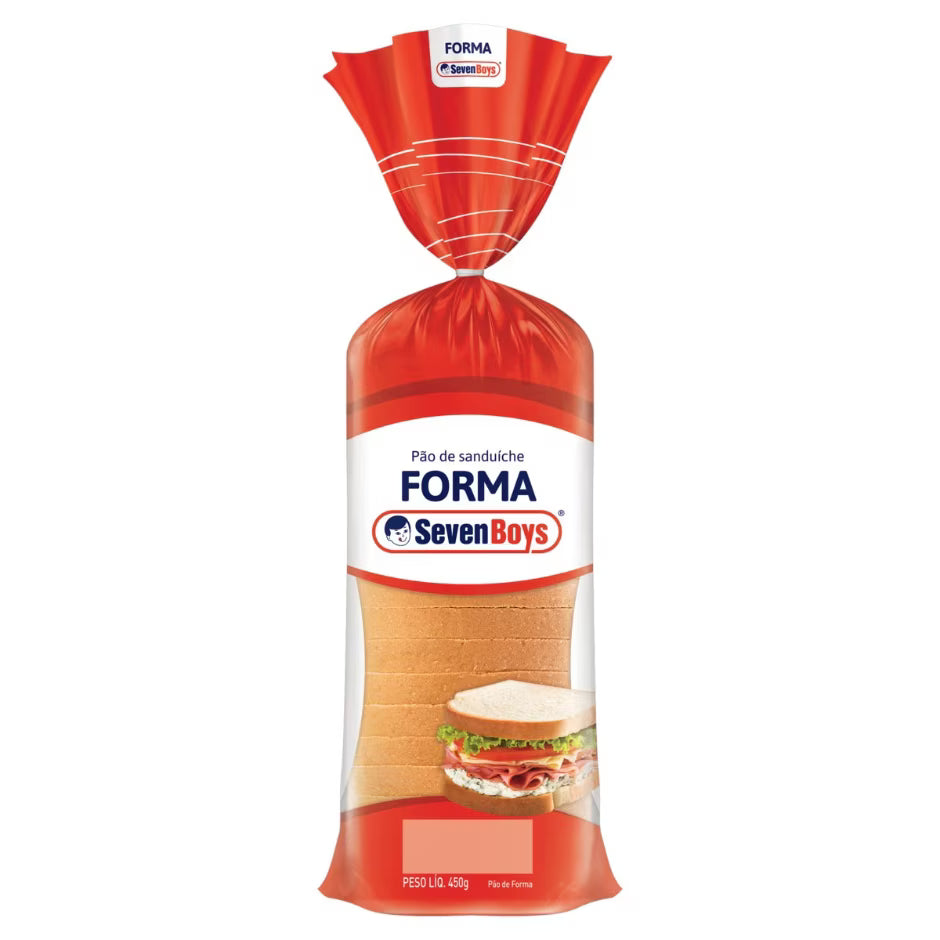 PAO DE FORMA SEVEN BOYS 450G