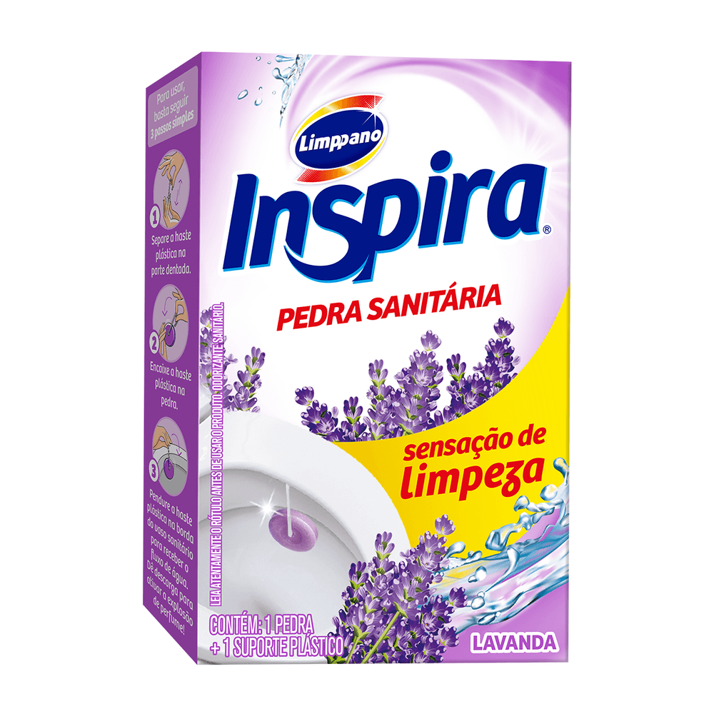PEDRA SANITARIA PERFUMADA INSPIRA LAVANDA