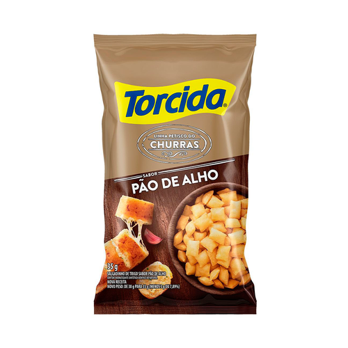 SALGADINHO TORCIDA PAO DE ALHO 35G