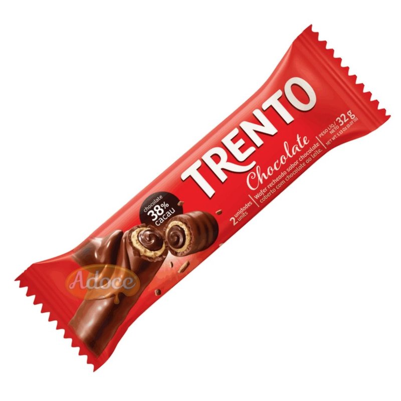 CHOCOLATE WAFER TRENTO AO LEITE 32G