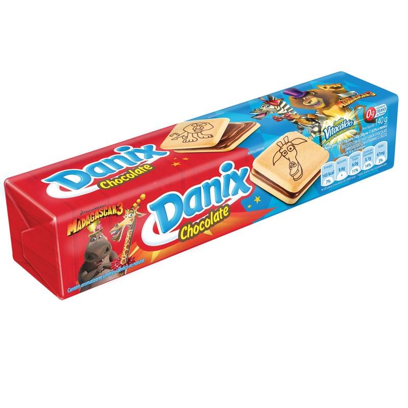 BISC DANIX RECH CHOCOLATE 130G