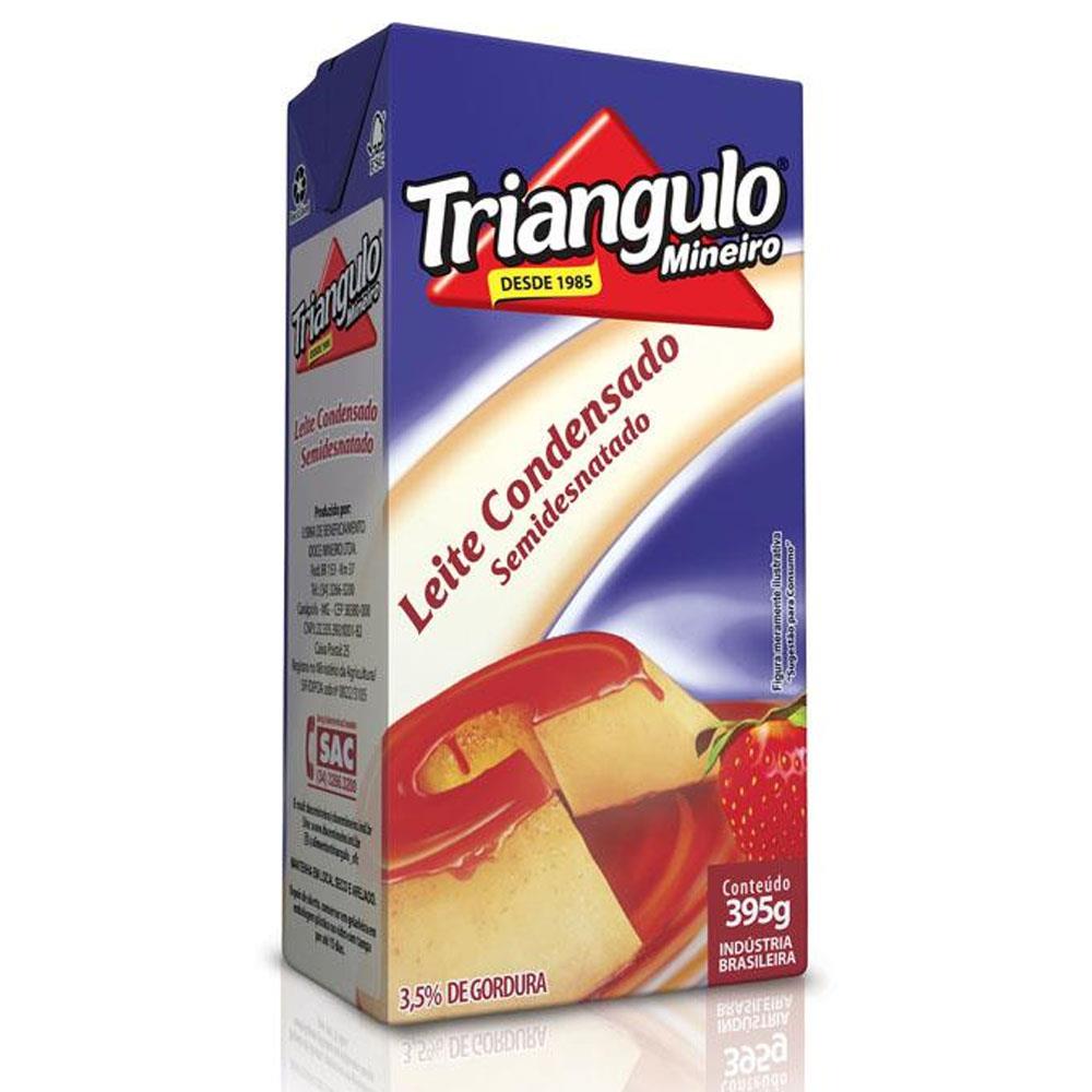 LEITE CONDENSADO TRIANGULO SEMIDESN 395G