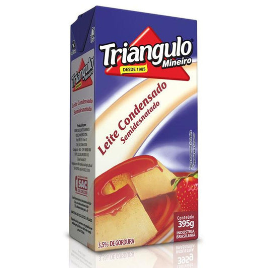 LEITE CONDENSADO TRIANGULO SEMIDESN 395G