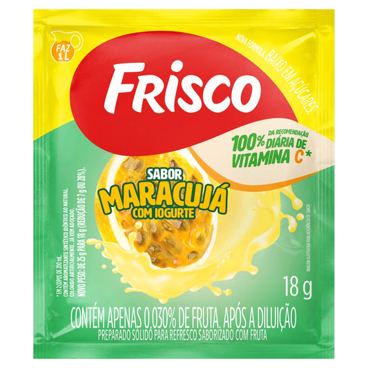 REFRESCO MARACUJA COM IOGURTE FRISCO 18G