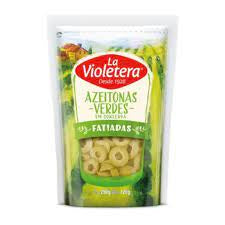 AZEITONA LA VIOLETERA VERDE FATIADAS 120G