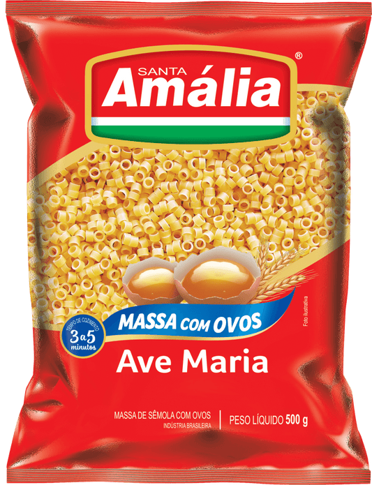 MACARRAO ST AMALIA AVE MARIA OVOS 500G