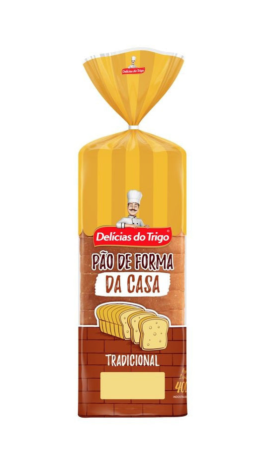 PAO DE FORMA TRADICIONAL DA CASA 1UN 400g