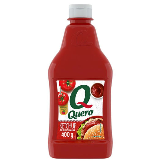 KETCHUP TRADICIONAL QUERO 400G