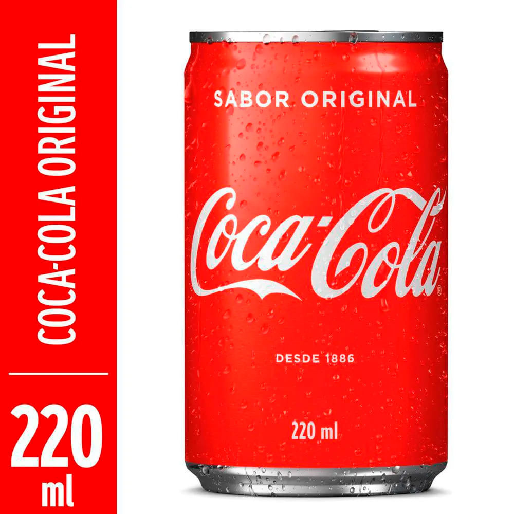 REFRIGERANTE COCA COLA LATA 220ML