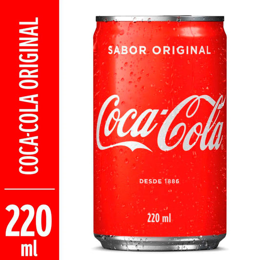 REFRIGERANTE COCA COLA LATA 220ML
