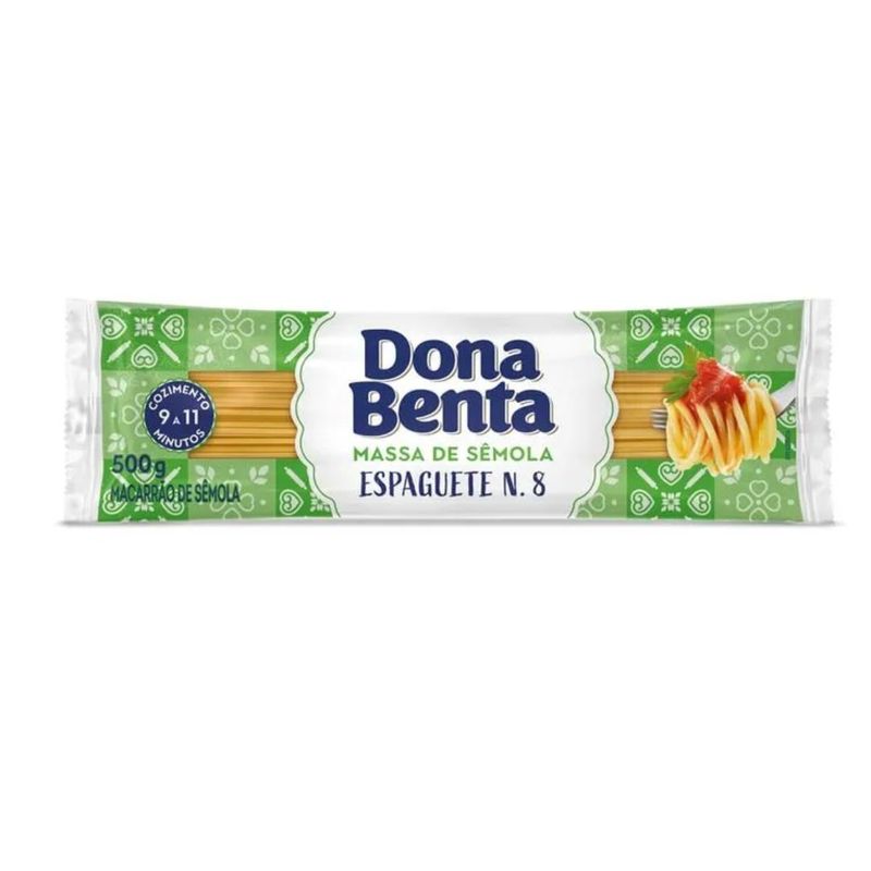 MACARRAO ESPAGUETE SEMOLA D.BENTA 500G