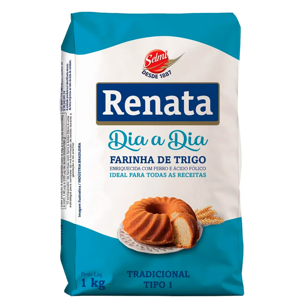 FARINHA DE TRIGO RENATA DIA-A-DIA S/FERM 1KG
