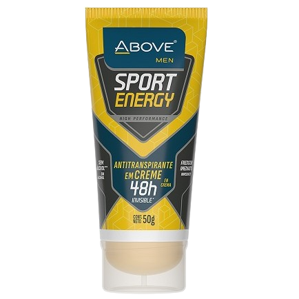 DESODORANTE ABOVE BISNAGA SPORT ENERGY MEN 50G