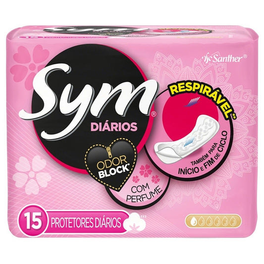 ABSORVENTE SYM PROTECAO DIARIA 15UN