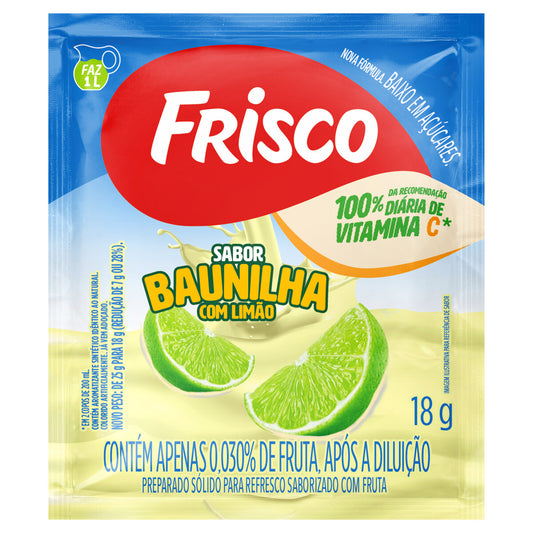 REFRESCO BAUNILHA COM LIMAO FRISCO 18G