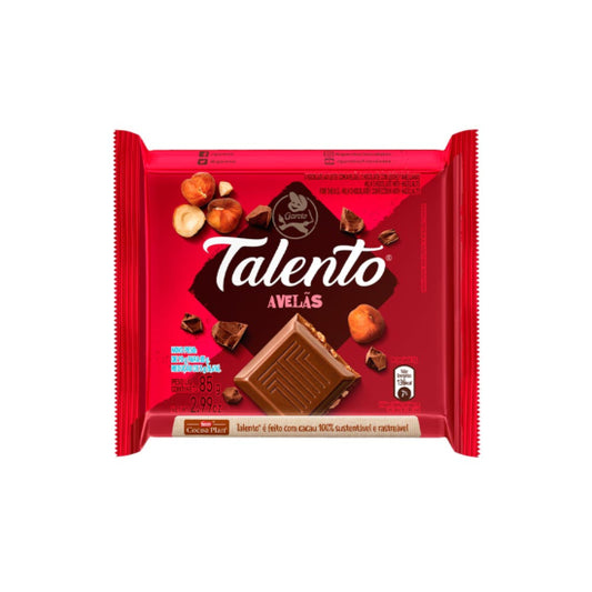 TALENTO AO LEITE AVELAS 85G