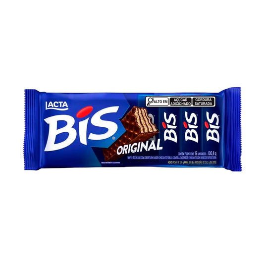 BIS CHOCOLATE AO LEITE LACTA 100,8G