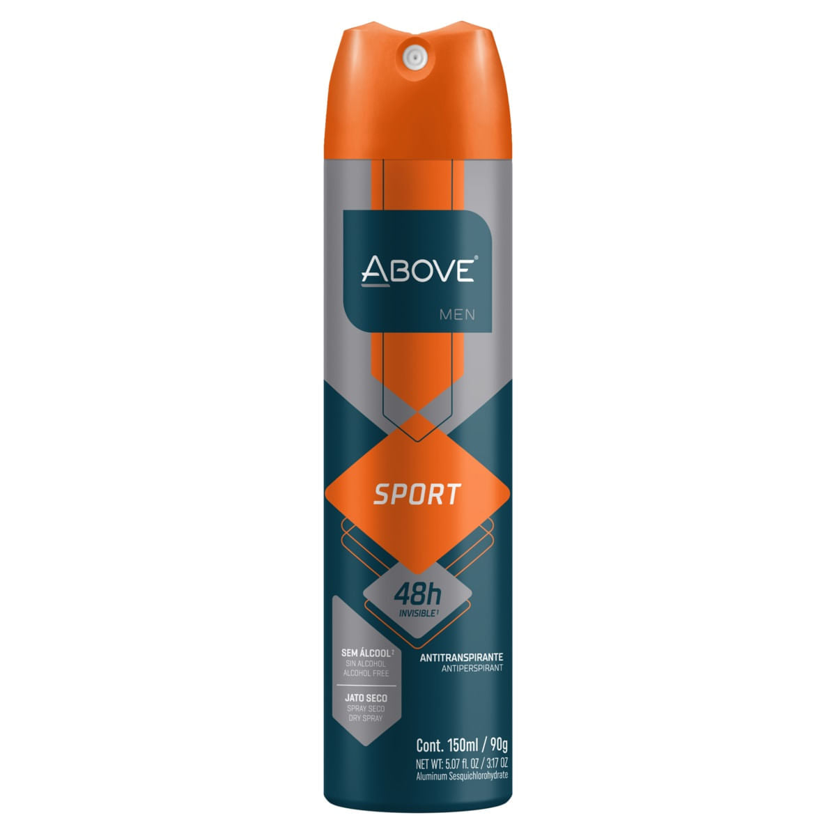DESODORANTE AEROSOL ABOVE CLASSICO SPORT 90G