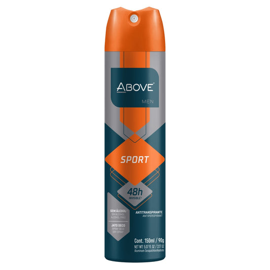DESODORANTE AEROSOL ABOVE CLASSICO SPORT 90G