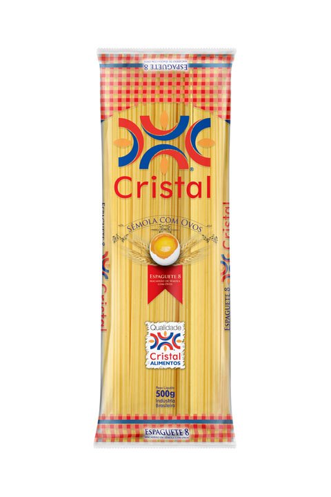 MACARRAO CRISTAL ESPAGUETE OVOS 500G