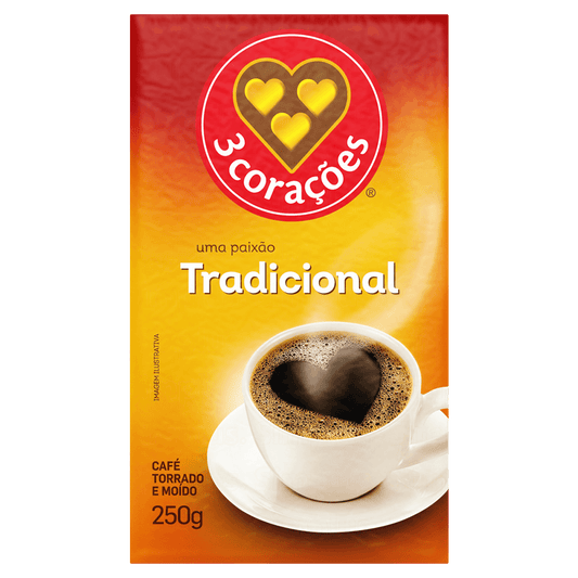 CAFE 3 CORAÇÕES TRADICIONAL 250G