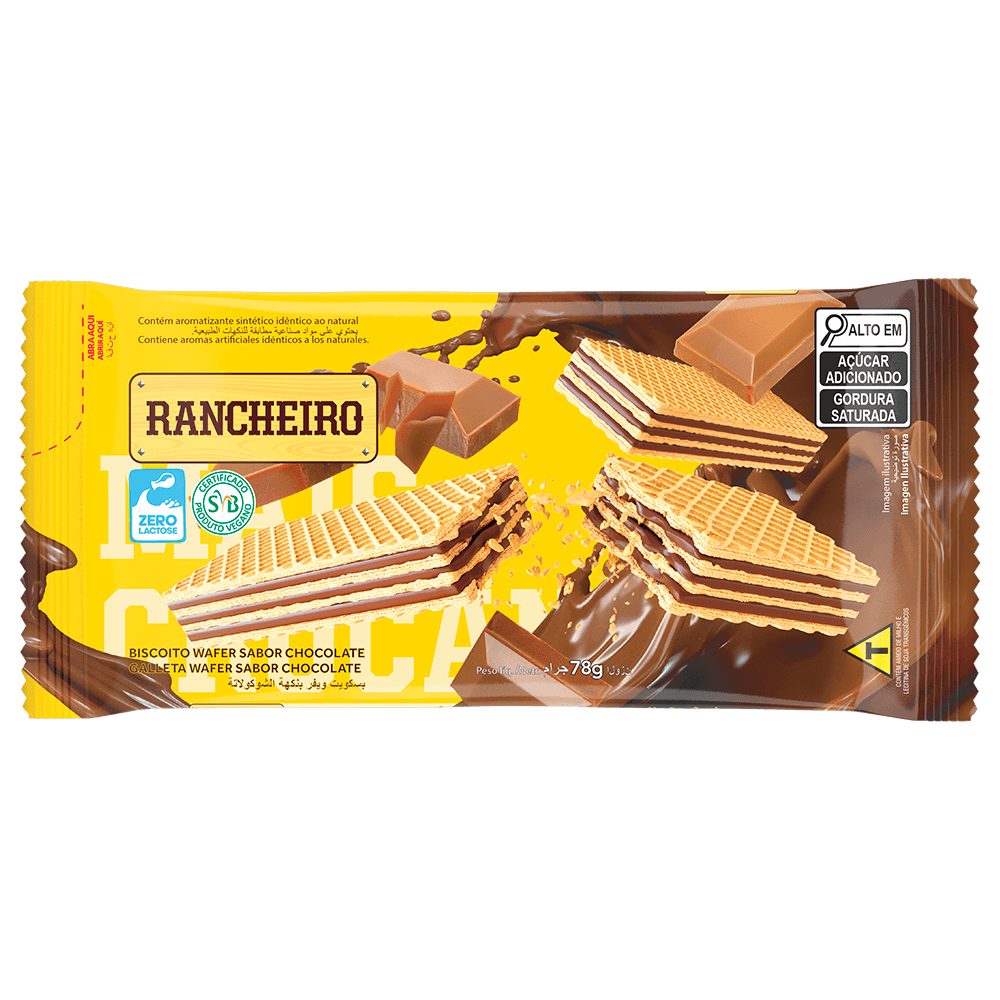 WAFER RANCHEIRO CHOCOLATE 78G