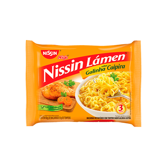 NISSIN LAMEN GALINHA CAIPIRA 85GR